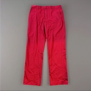 Brooks Brothers Mens Size W35/L32 Crimson Red Chino Dress Pants